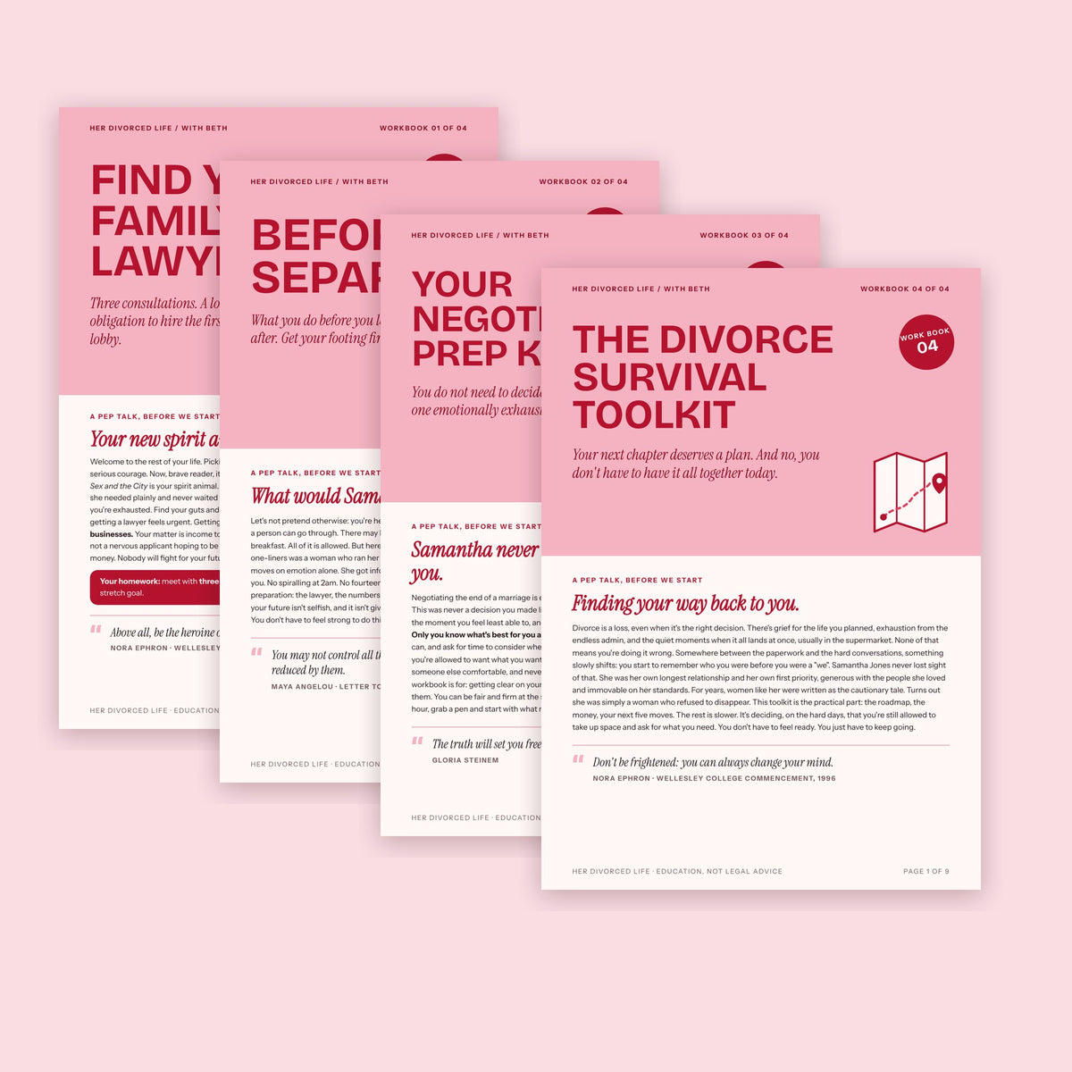 The Divorce Club Bundle: All Four Workbooks